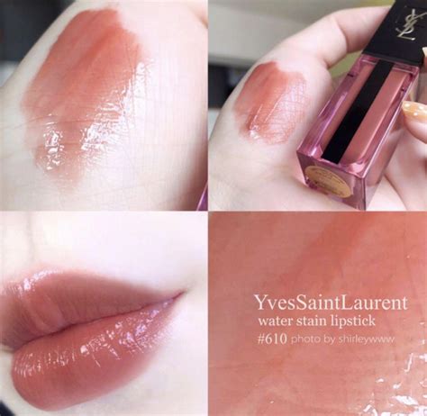 ysl glossy stain 313|ysl lip stain 610.